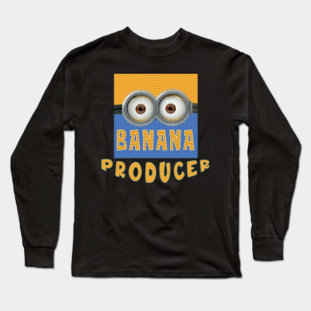 DESPICABLE MINION AMERICA PRODUCER Long Sleeve T-Shirt by LuckYA